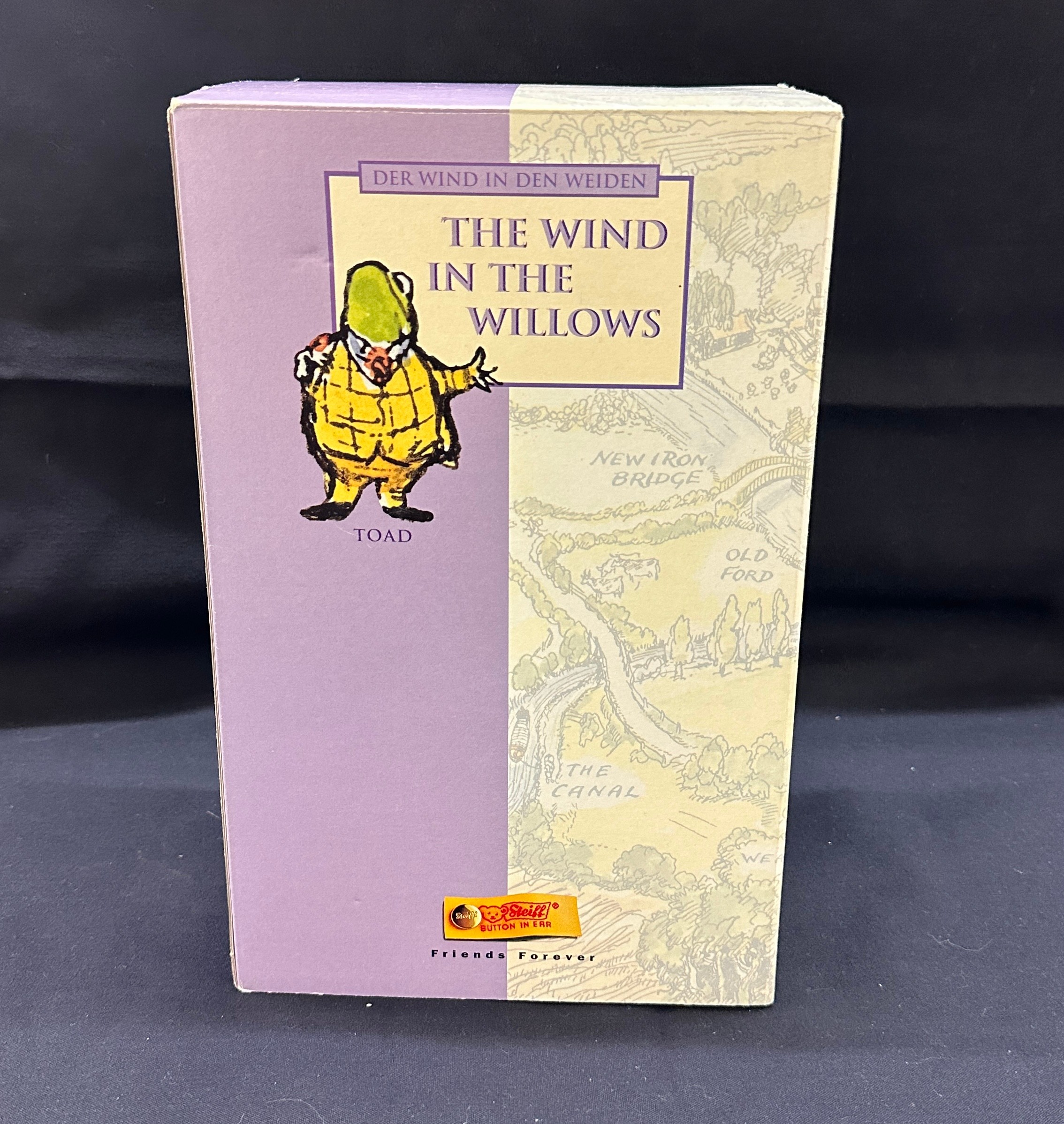 Steiff Wind in the Willow - Toad With Certificate, original box and stand - Image 2 of 5