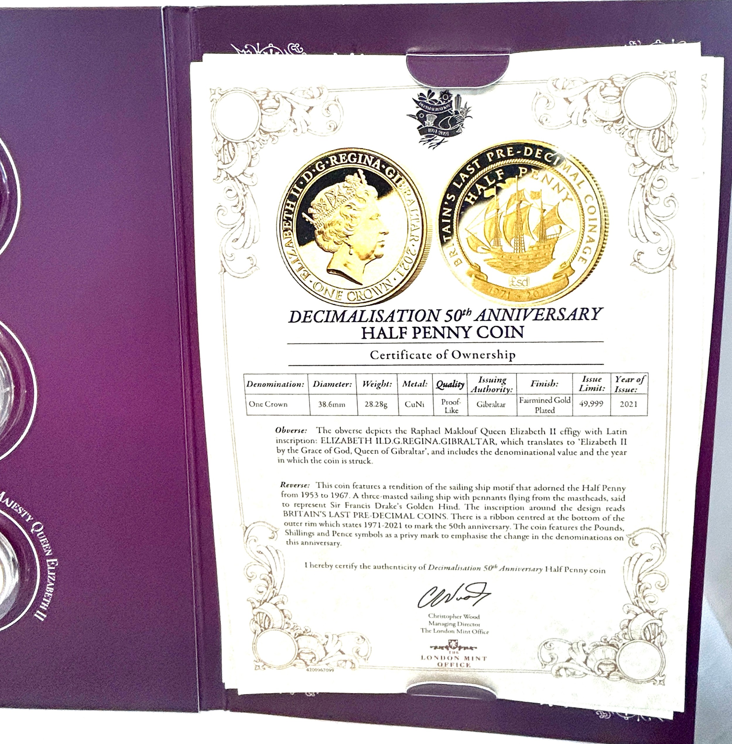 The Ultimate Platinum Jubilee Collection complete coin set by London Mint Office with COA - Image 5 of 5