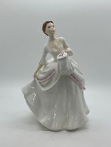 Royal Doulton lady figure "Carol" hn2961 7 inches tall