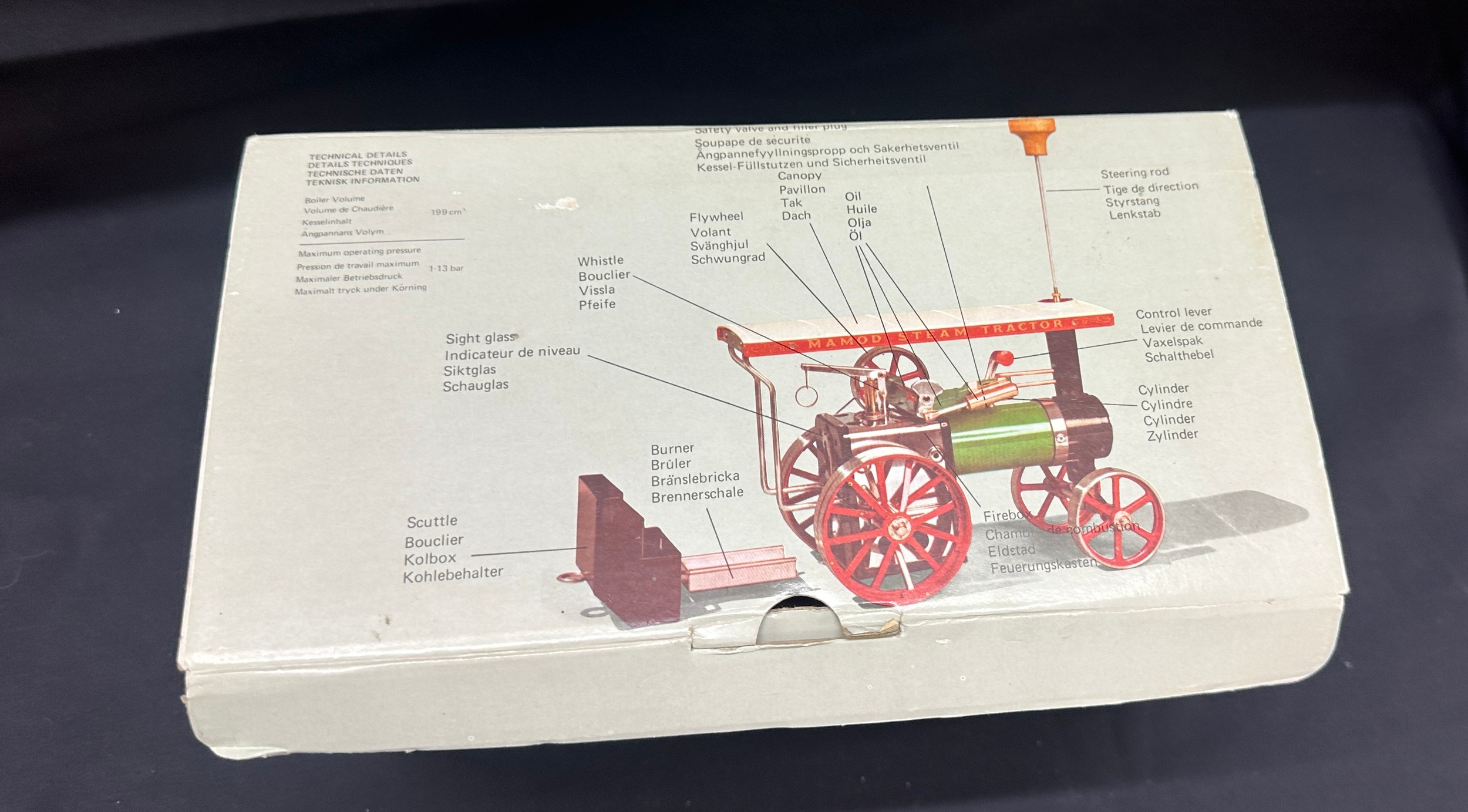 Mamod steam tractor, TE1A, unused and boxed - Image 3 of 7
