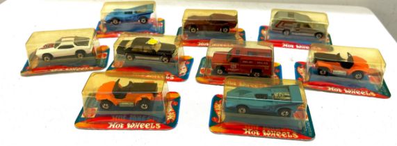 Selection of boxed 1979 hot wheel cars