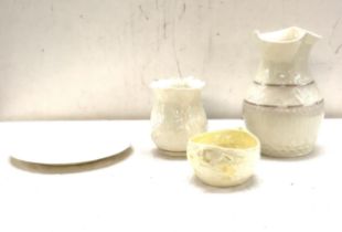 4 Pieces of Belleek pottery