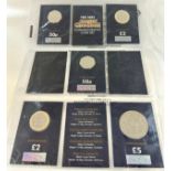 2022 Change checker commemorative five coin set 50p to £5