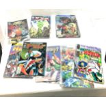 Box of Comics including DC, Image, valiant, dark horse marvel and tekno comix