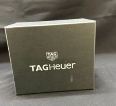 Original Tag Heuer watch box and booklet, untested