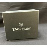 Original Tag Heuer watch box and booklet, untested