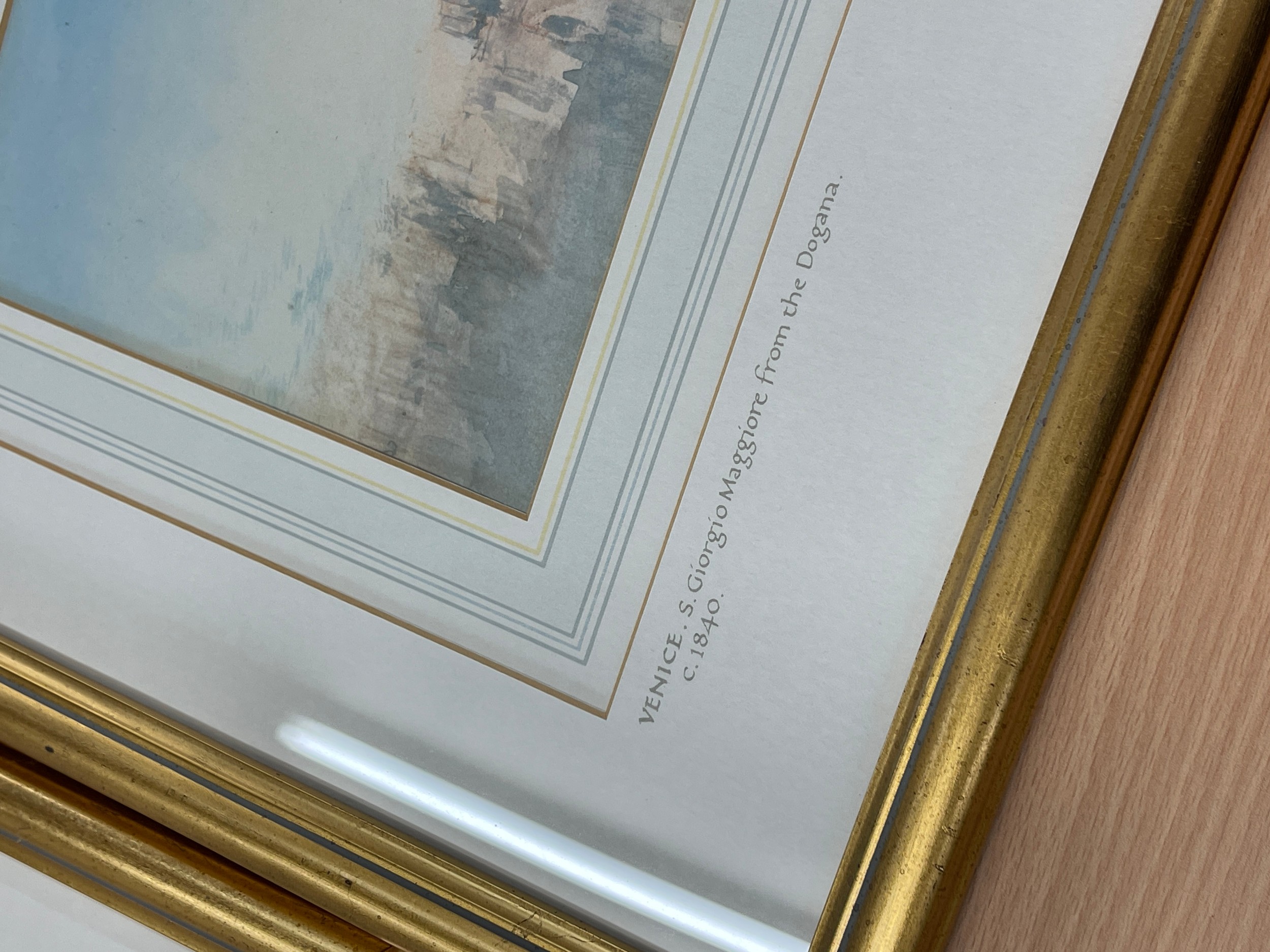 2 Framed prints by J.M.W Turner 15 inches tall 16 inches wide - Image 4 of 5