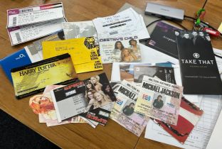 Selection of vintage and later celebrity show/tour tickets to include ' Take That', Michael