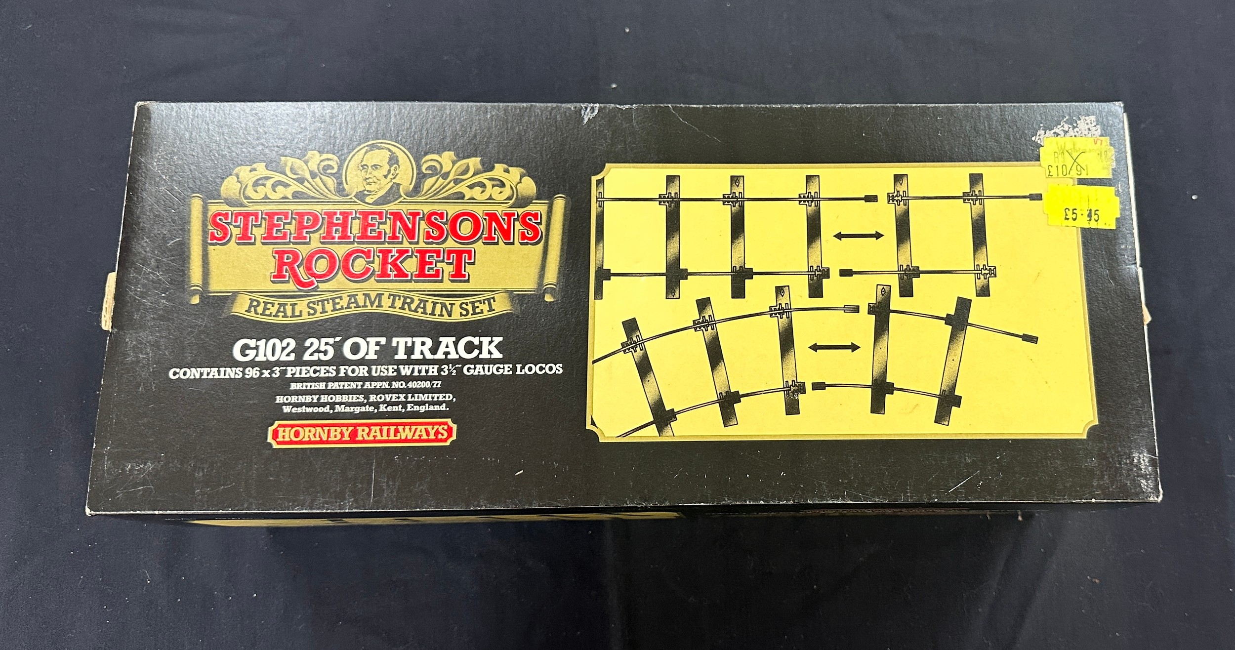 Hornby Stephensons Rocket real steam train track set G102 25 of track, Contains 96 x 3 pieces for - Image 2 of 4