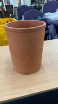 Terracotta plant pot, 15 inches tall, 12 inches diameter