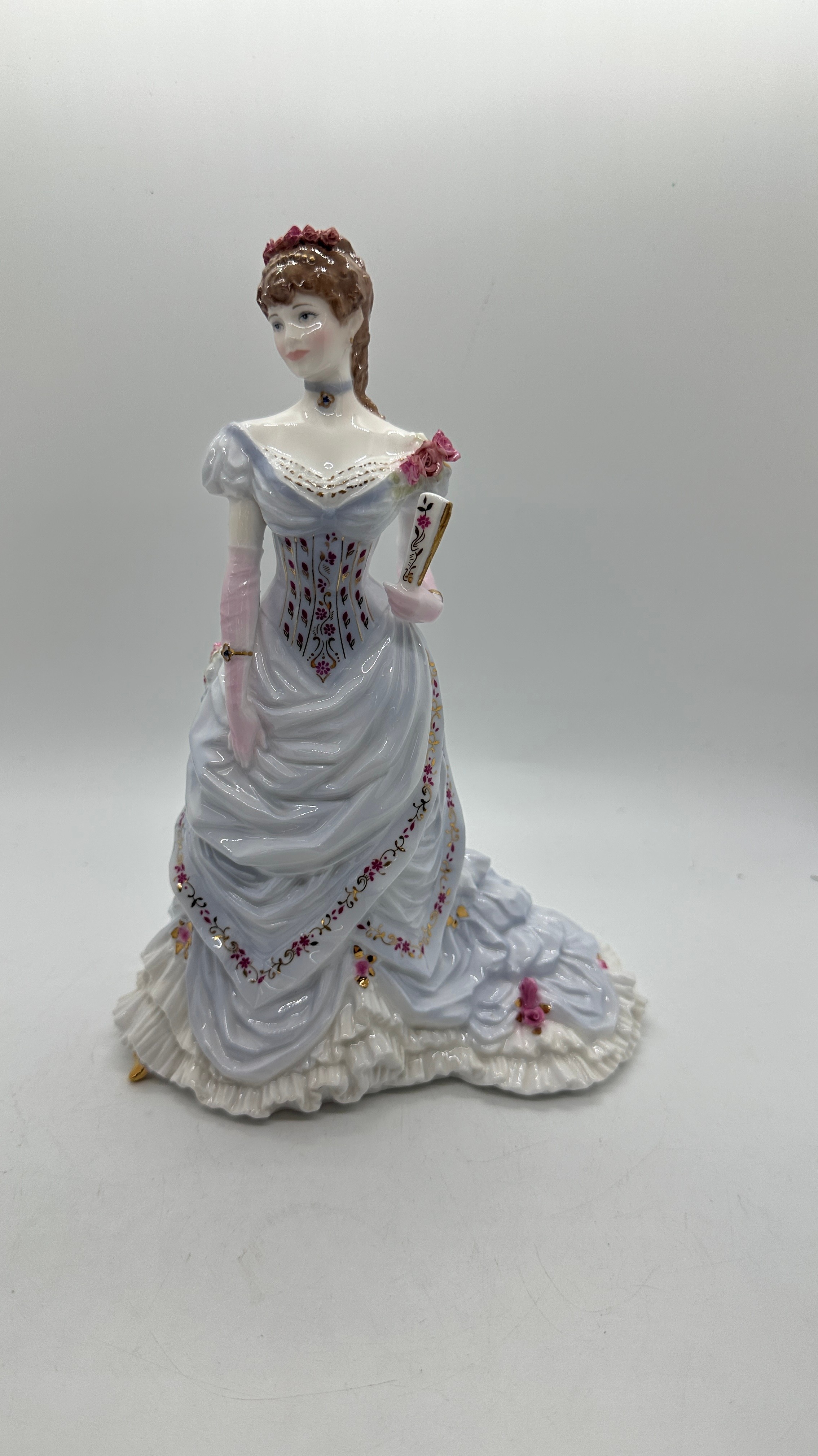 Royal Worcester Figurine The Golden Jubilee Ball Limited edition Splendour at Court with COA