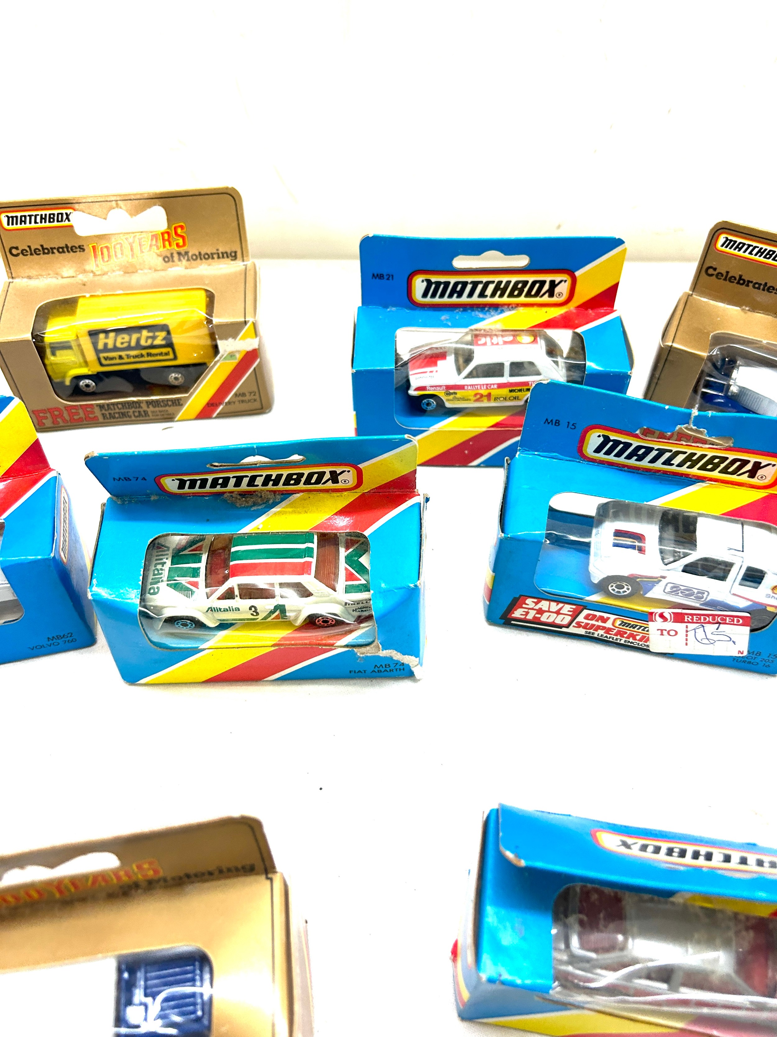 Selection of boxed Matchbox cars includes Volvo, Jaguar, Fiat etc - Image 5 of 5