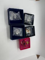 5 Boxed Butler and Wilson Brooches