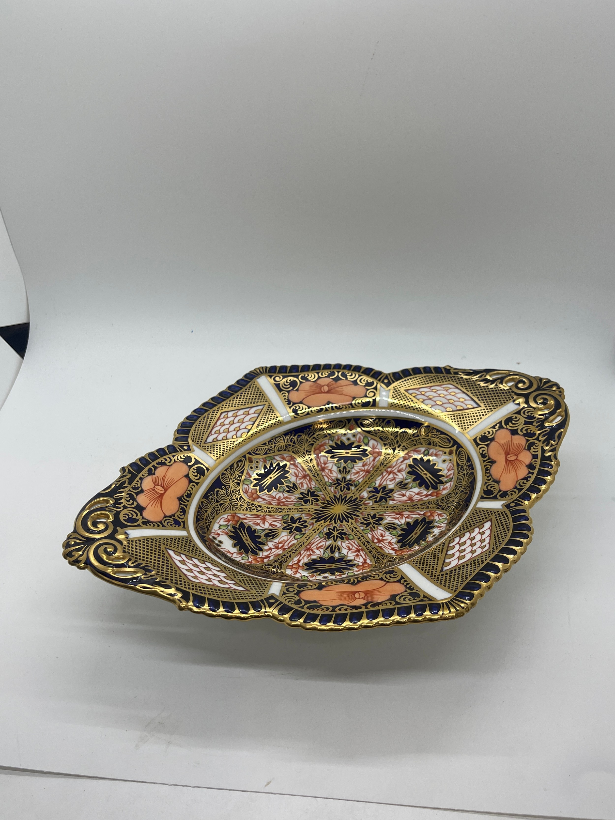 Royal Crown Derby 1128 Imari Pedestal tray - Image 2 of 4