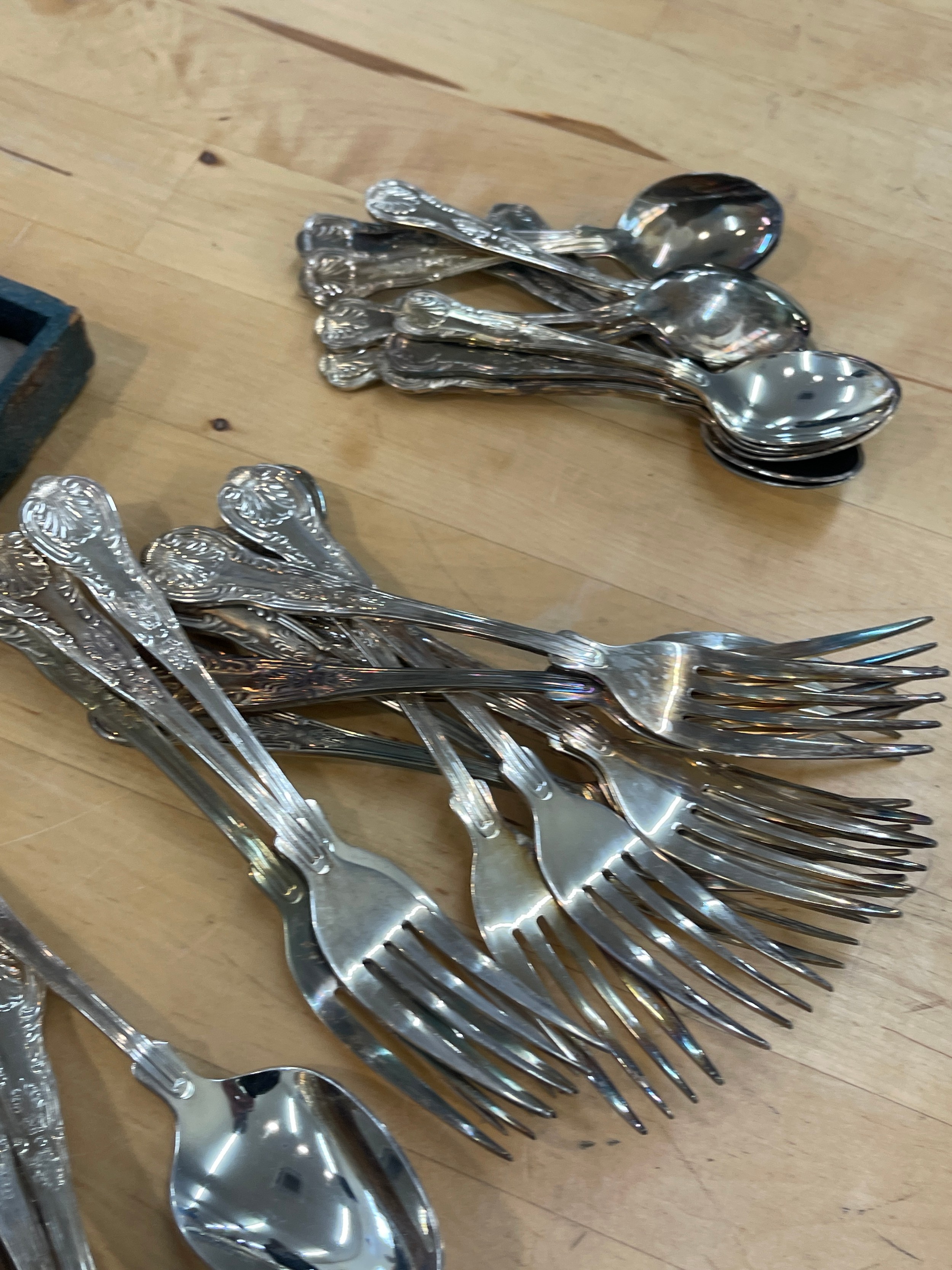 Selection of silver plated cutlery - Image 2 of 6