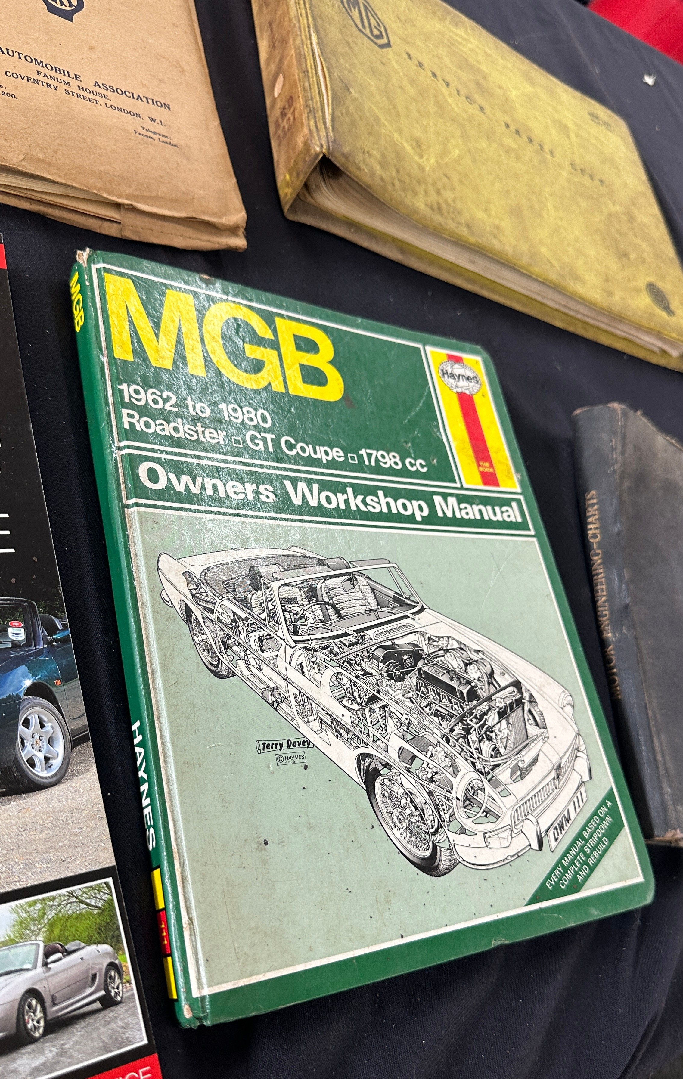 2 MG workshop manuals, MG drivers manual, Service parts list etc - Image 6 of 9