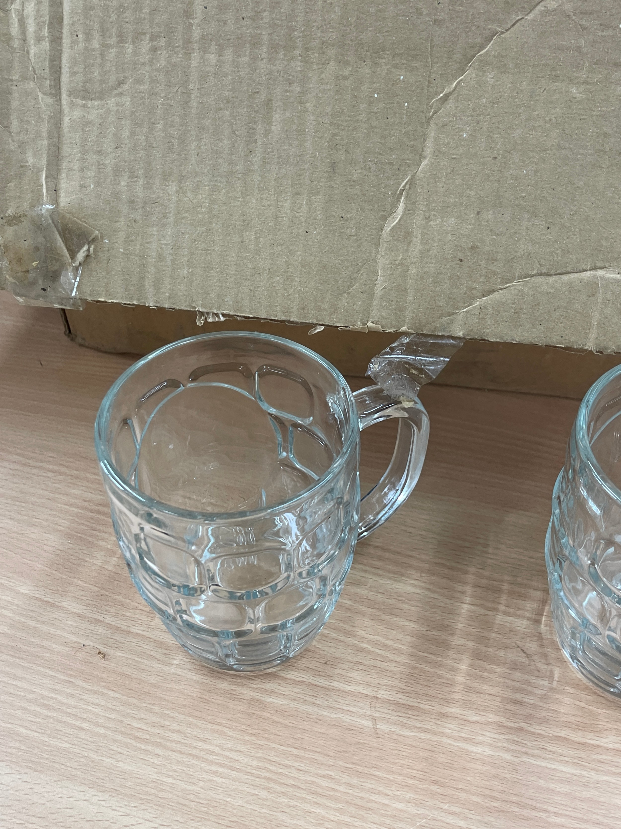 Box of 23 Crown tankard 56cl glasses - Image 3 of 6