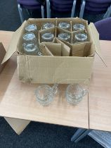 Box of 23 Crown tankard 56cl glasses