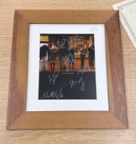 Genuine authentic picture signed by the Friends cast , ' A Farewell from Friends' with COA