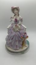 Royal Worcester figurines ‘Embroidery’ from 'The Graceful Arts Series' limited edition with COA