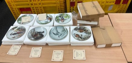 Selection of bird collectors plates