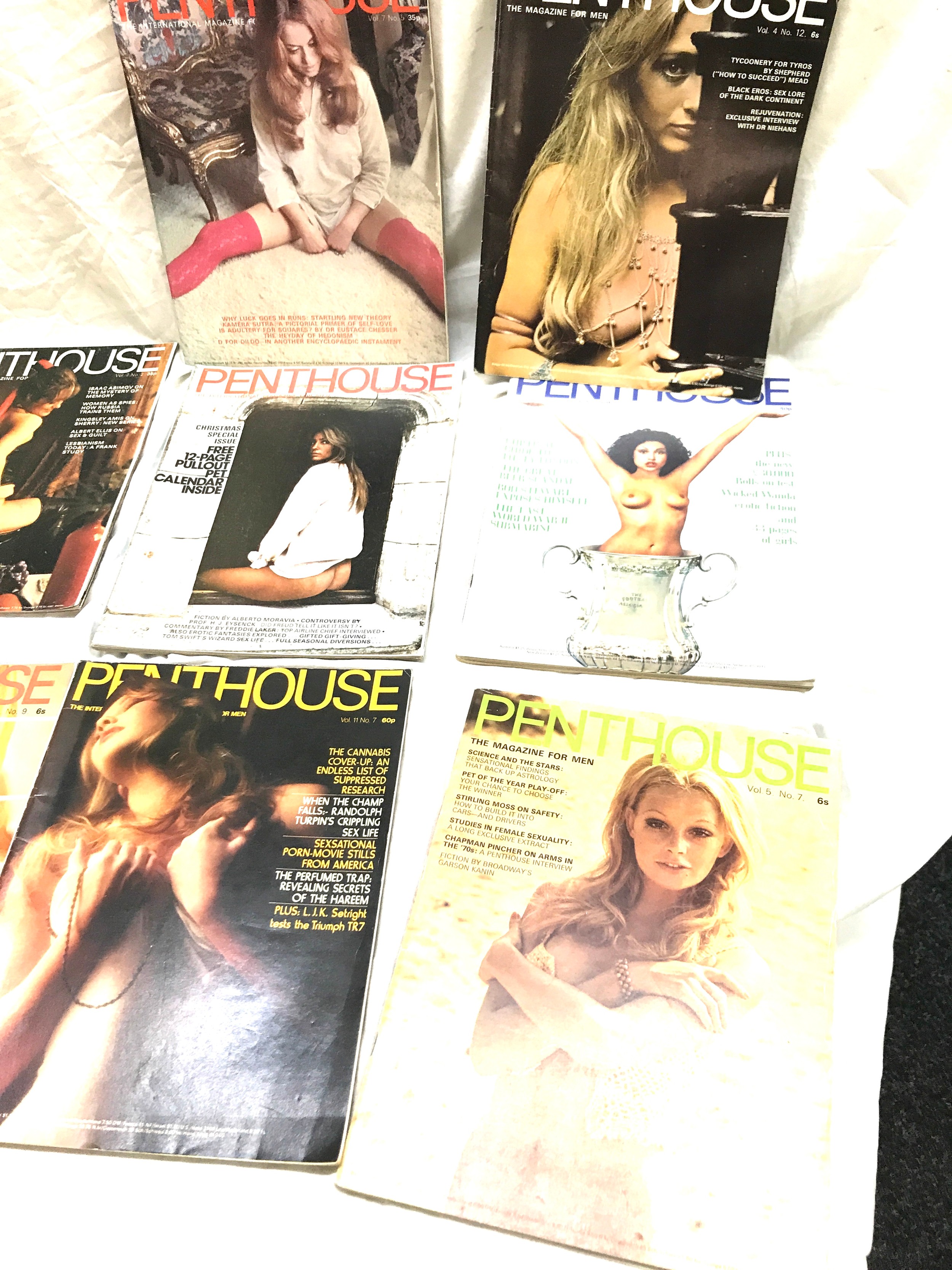 8 Vintage penthouse magazines - Image 2 of 3