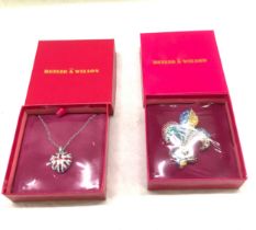 2 Brand new in Box Butler and Wilson jewellery includes Brooch and necklace