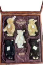 Rare Retired Limited Edition Steiff Five Baby Bears Box Set 1989 - 1993
