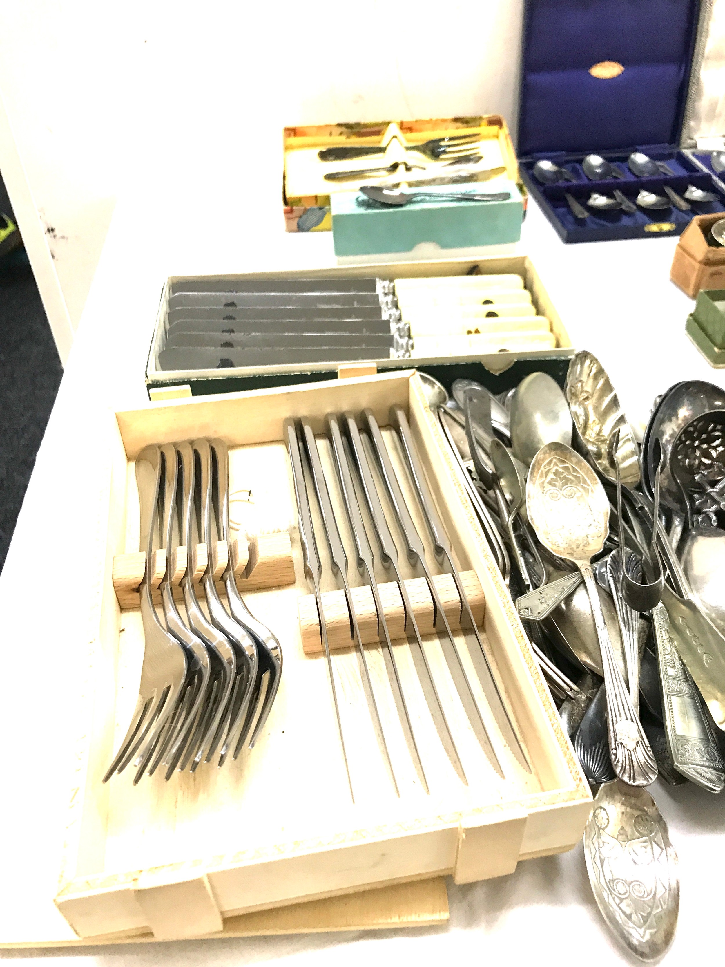 Selection of assorted cutlery includes EPNS etc - Image 2 of 6