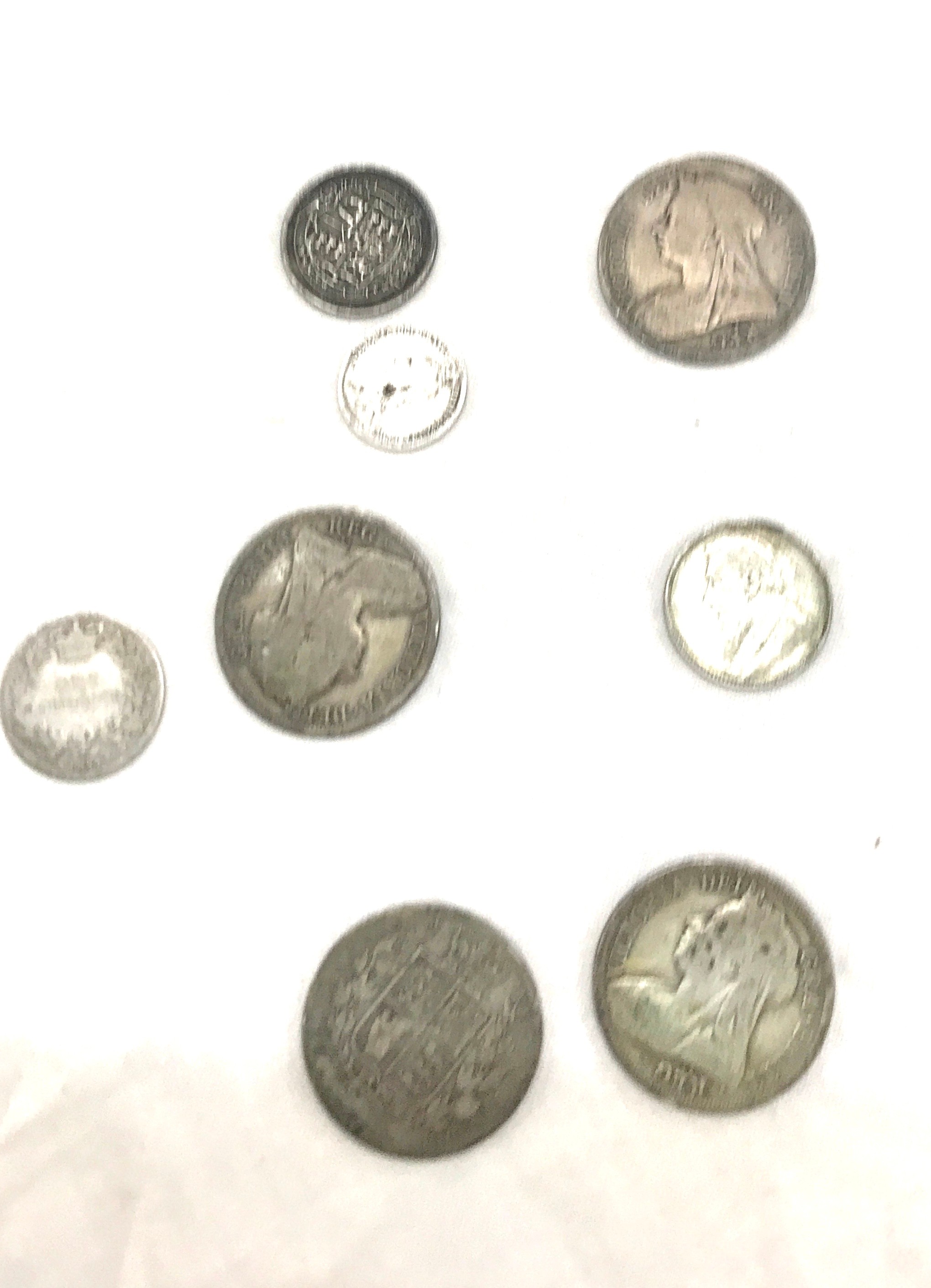 Selection of pre 1900 coins includes 1880, 1896,1898 and 1899 half crowns etc - Image 2 of 27