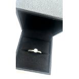 Tolkoswky diamond ring with COA - UK ring size I