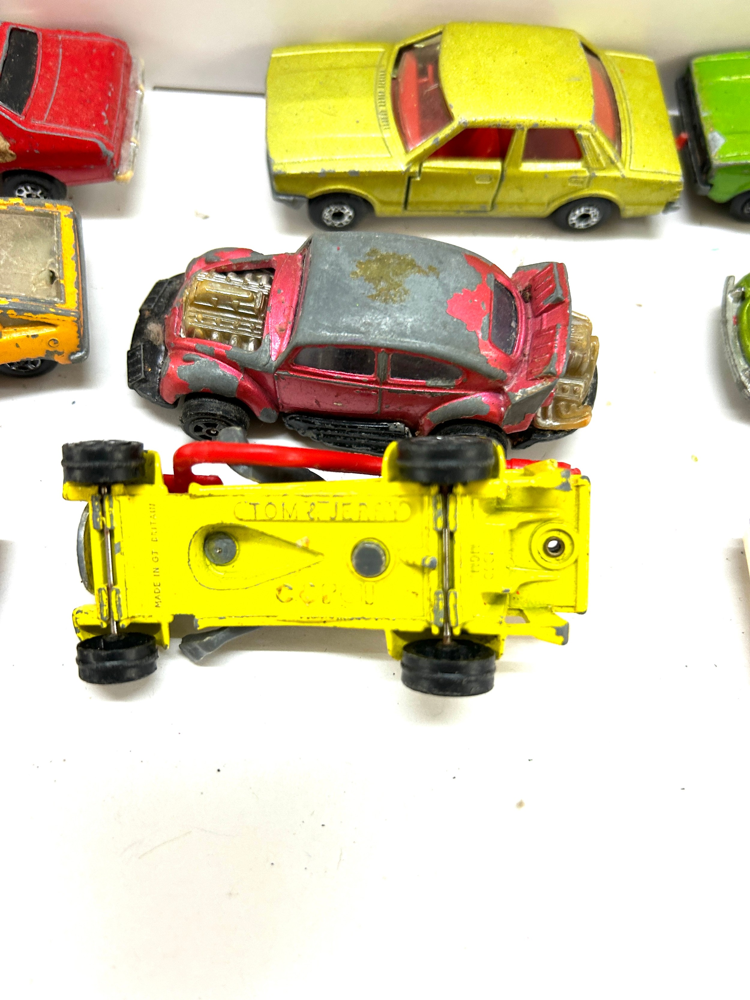 Large selection of vintage diecast cars includes Matchbox, corgi cars etc - Image 4 of 5