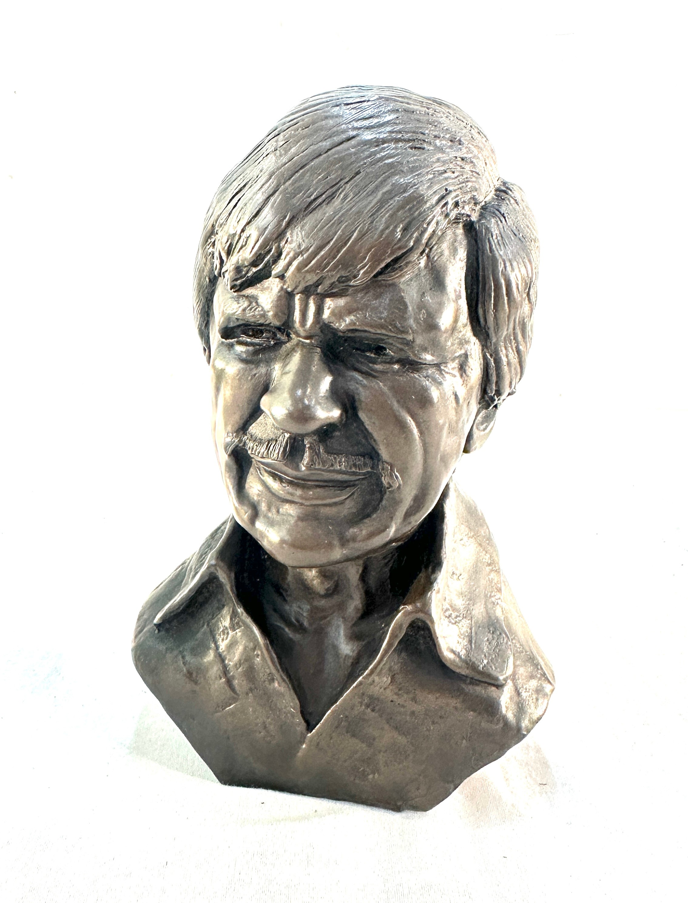 Signed Keith Lee Charles Bronson sculpture 7 inches - Image 3 of 6