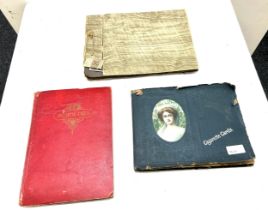 Antique Photo Album and a selection of cigarette cards