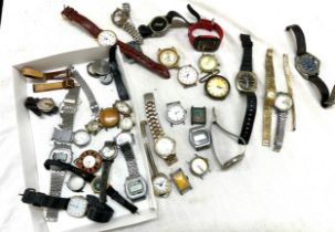 Selection of ladies and gents wrist watches for spares and repairs