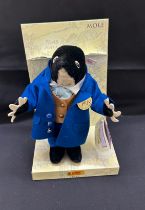 Steiff Wind in the Willow - Mole With Certificate, original box and stand