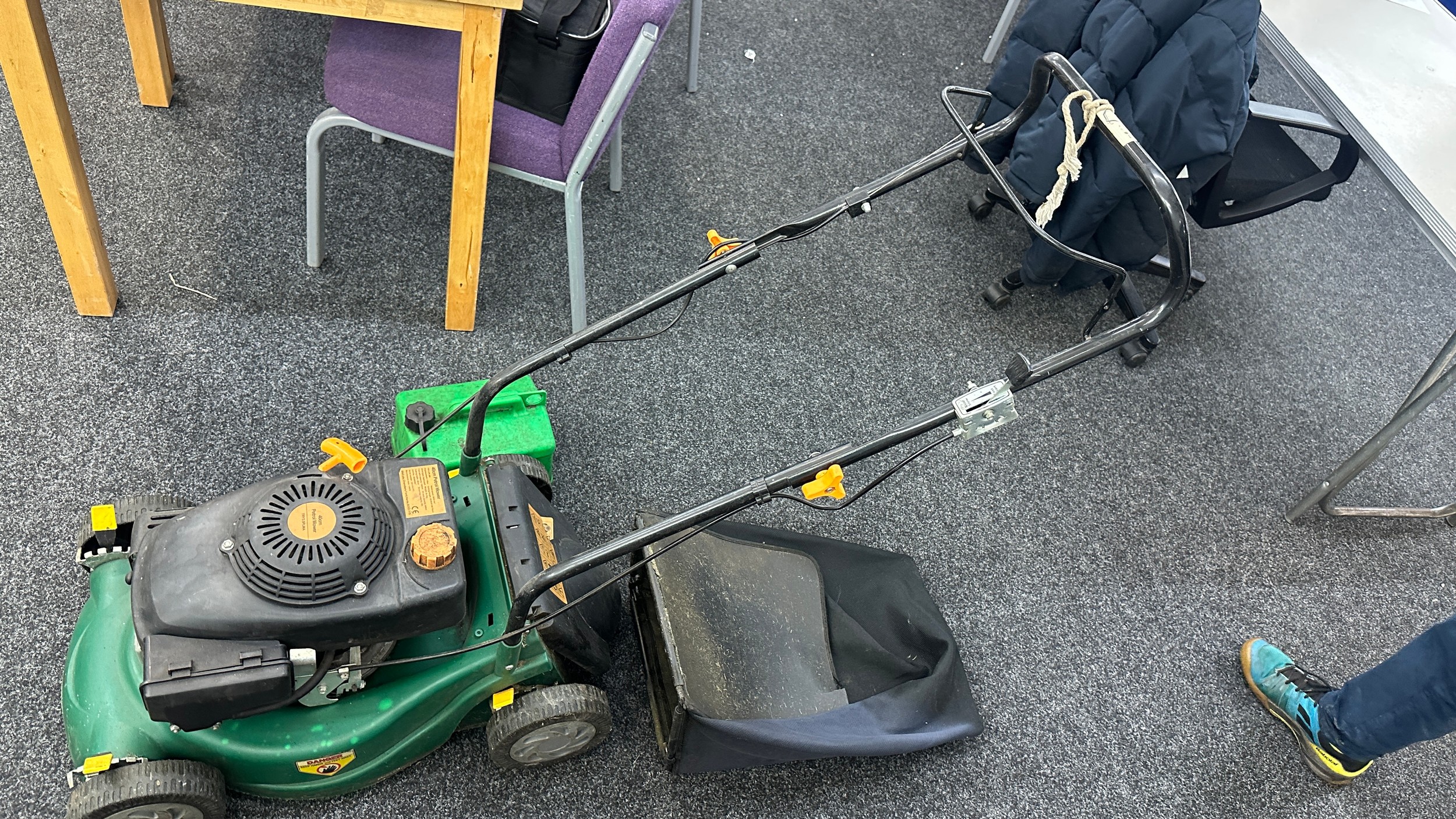 40cm petrol mower - in working order