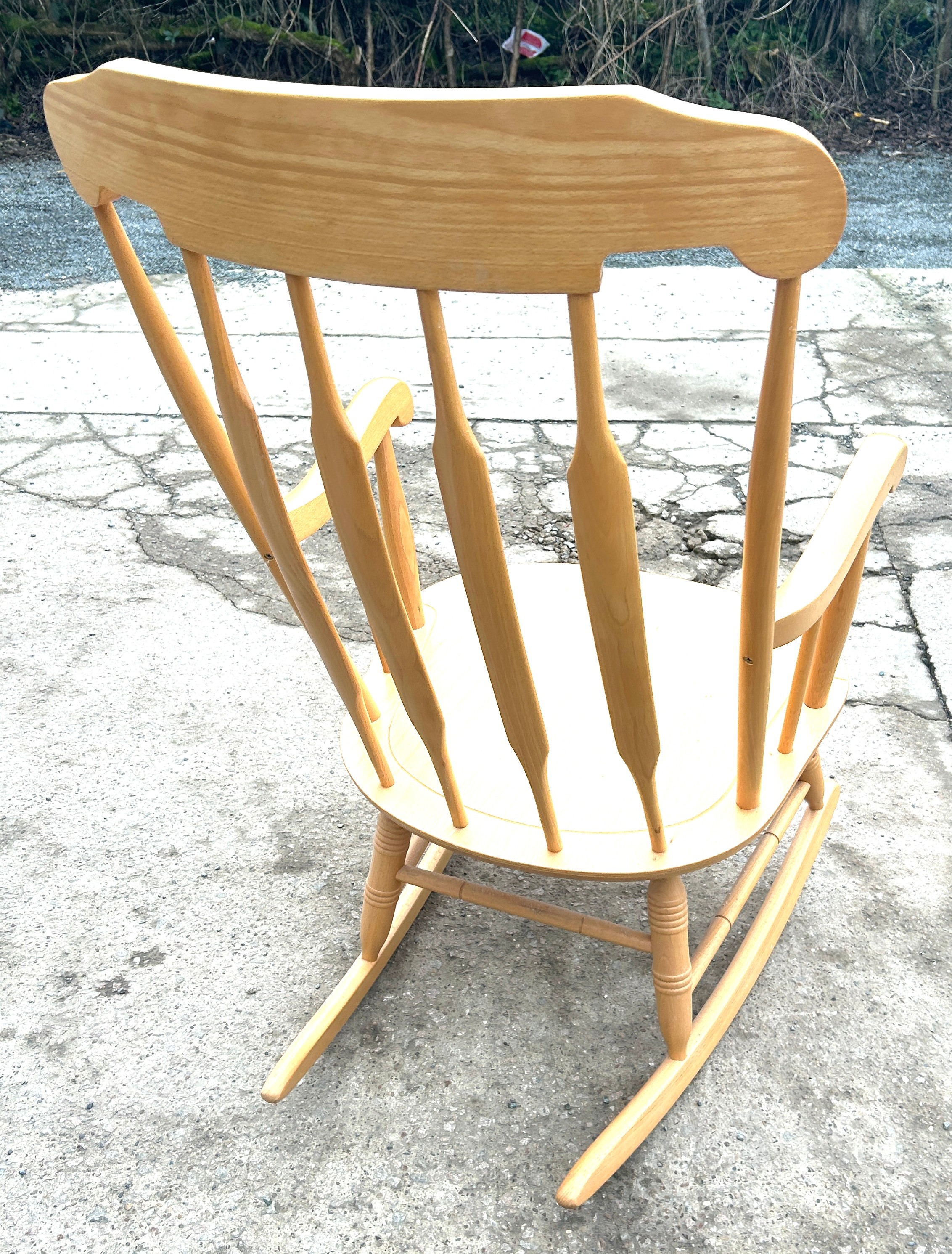 Teak Rocking chair - Image 3 of 3