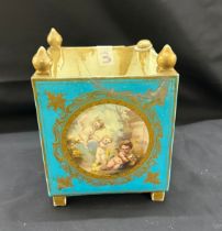 Antique Sevres porcelain planter a/f