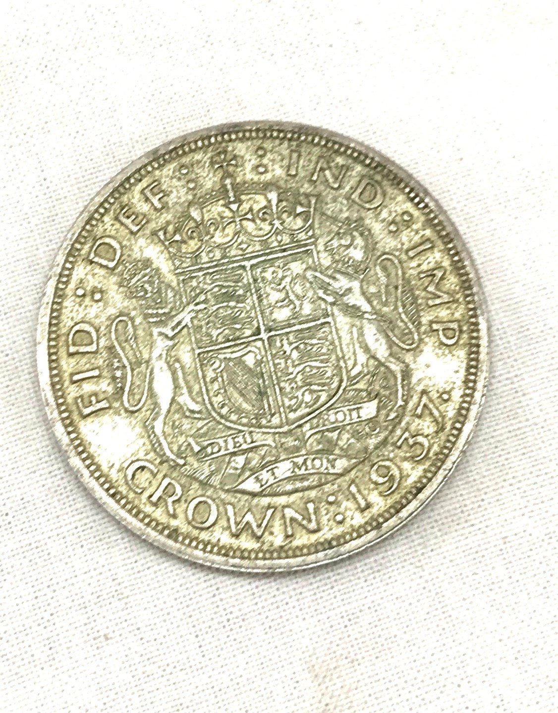 Selection of vintage coins includes 1937 crown, 1906 half crown etc - Image 6 of 9