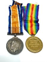 ww1 medal pair K.I.A to 5504 pte .mitchell. 5-London reg