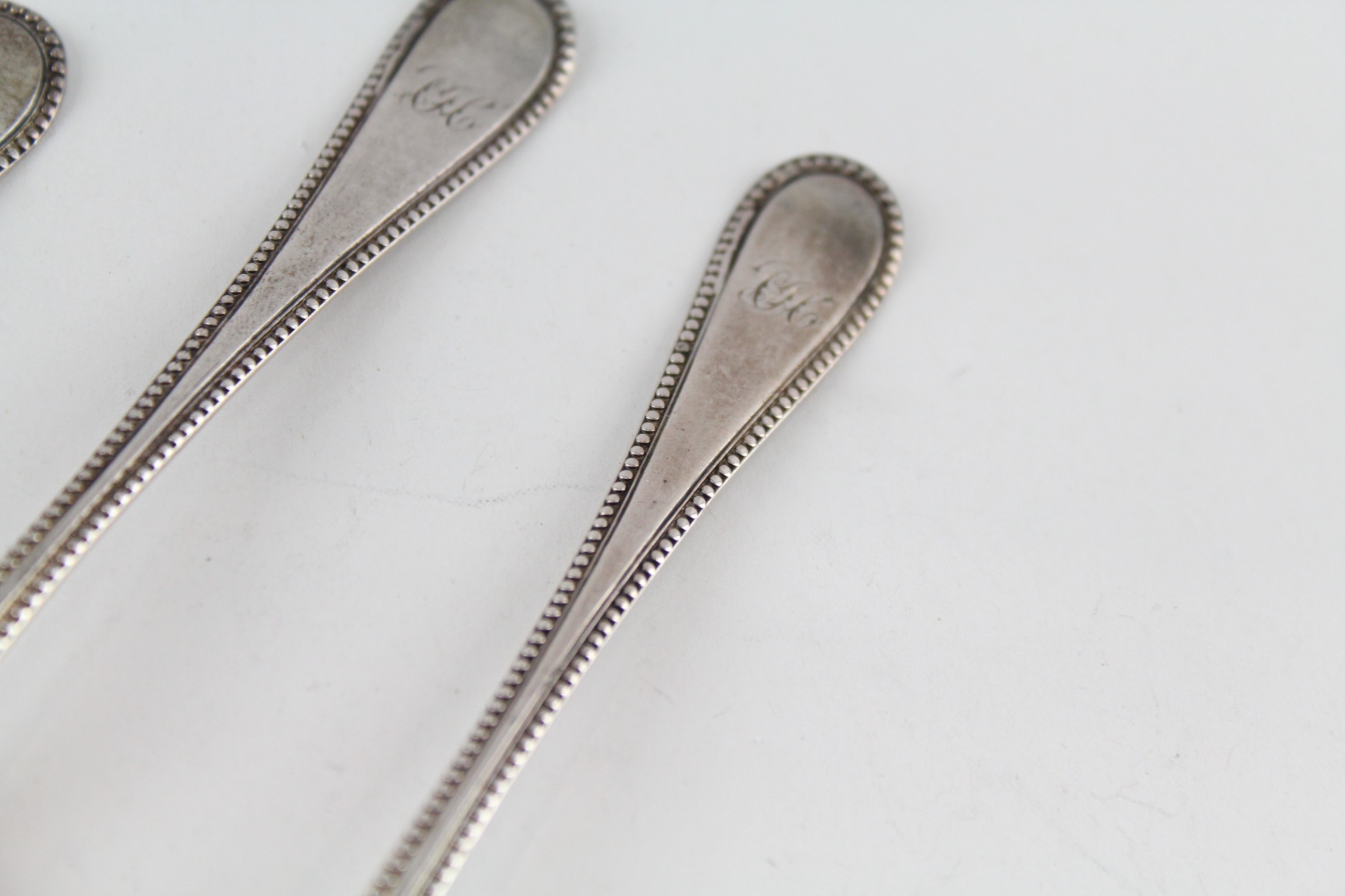 3 x .925 sterling georgian scottish teaspoons - Image 5 of 7