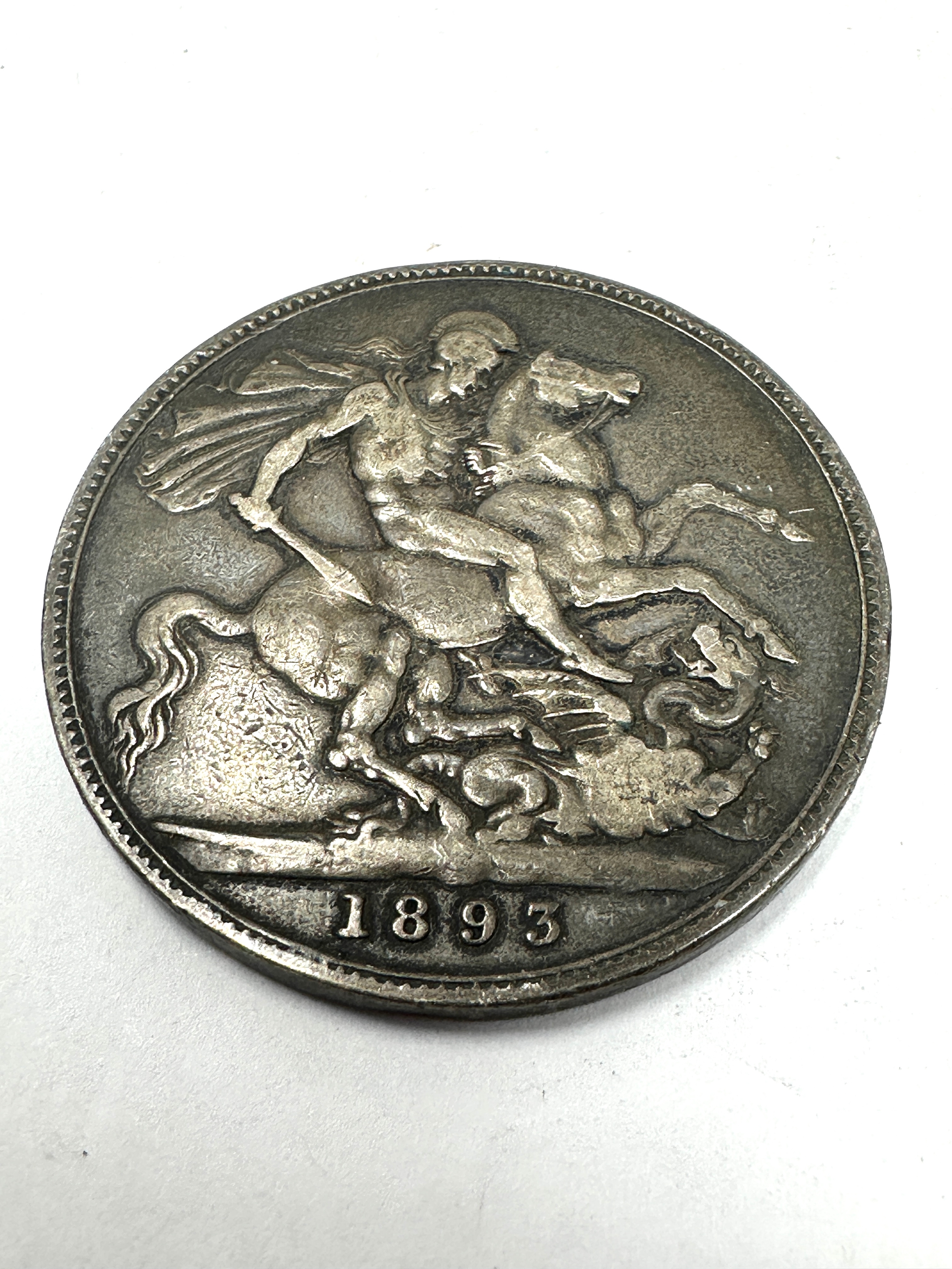 1893 Victorian silver crown