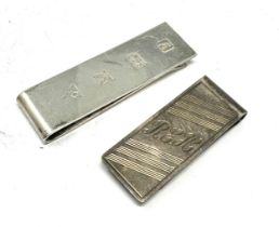 2 x .925 sterling money clips