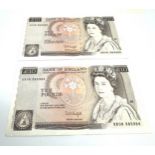 old £10 notes Kentfield consecutive numbers high grade notes
