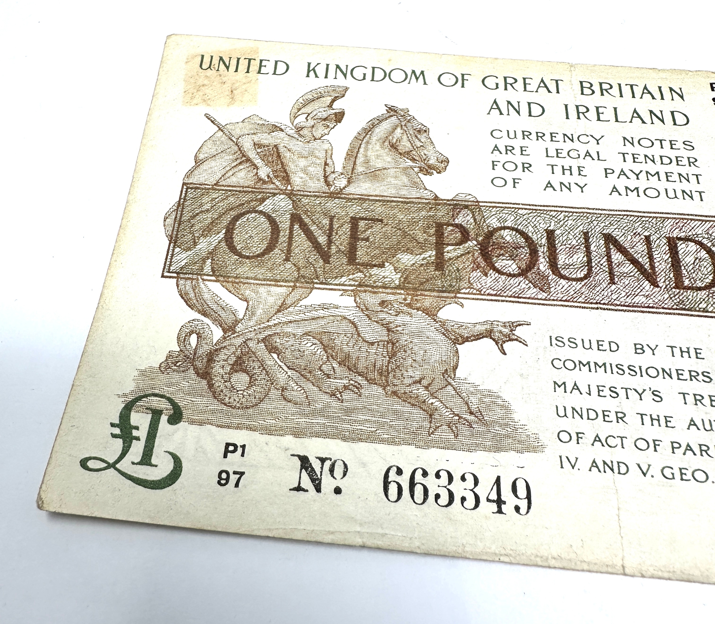 United Kingdom of Great Britain and Ireland one pound - Image 4 of 4