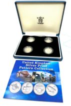 2003 united kingdom silver proof pattern collection