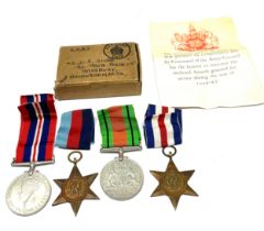 ww2 boxed medal group