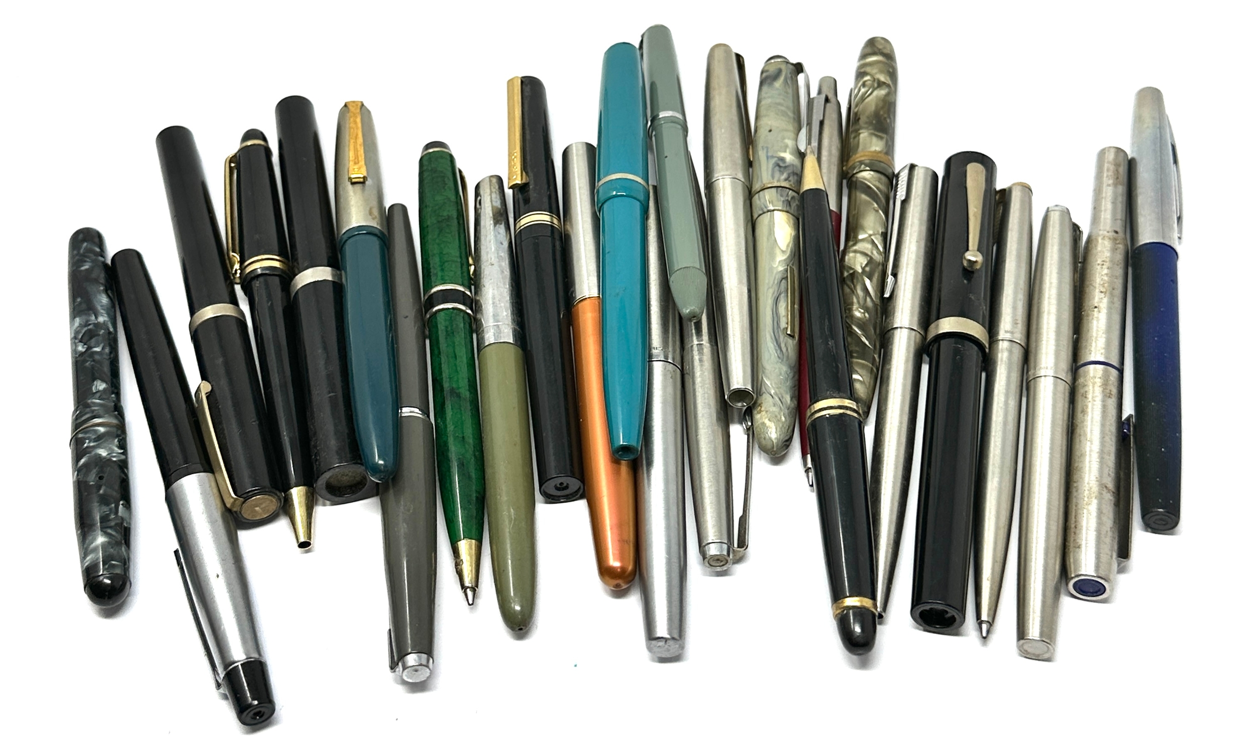 very large selection of vintage fountain pend & pens