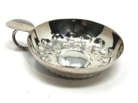 .850 silver sommelier's wine tasting cup